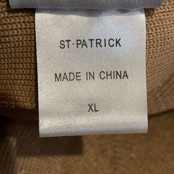 St. Patrick Tan Flat Cap Driving Hat Men’s Size XL - Picture 7 of 11